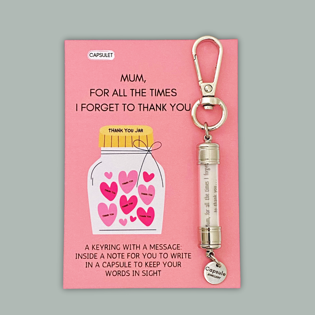MUM, FOR ALL THE TIMES I FORGET TO THANK YOU