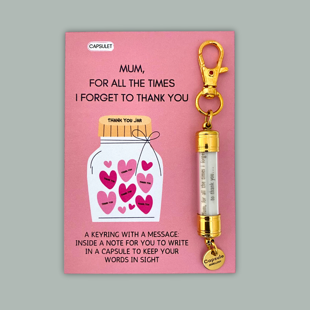 MUM, FOR ALL THE TIMES I FORGET TO THANK YOU