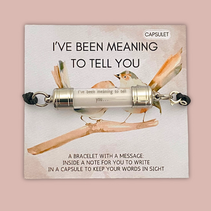 I’VE BEEN MEANING TO TELL YOU