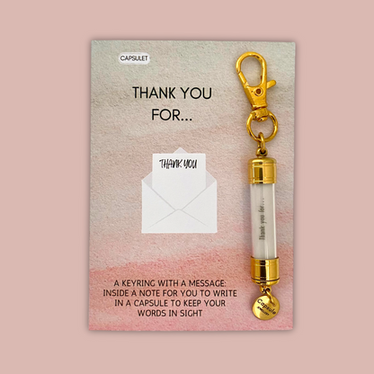 THANK YOU FOR...